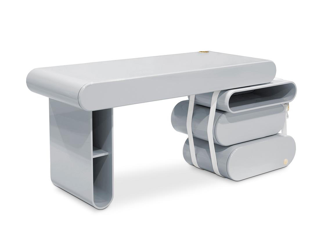Fantasy Realm Grey Magical Desk