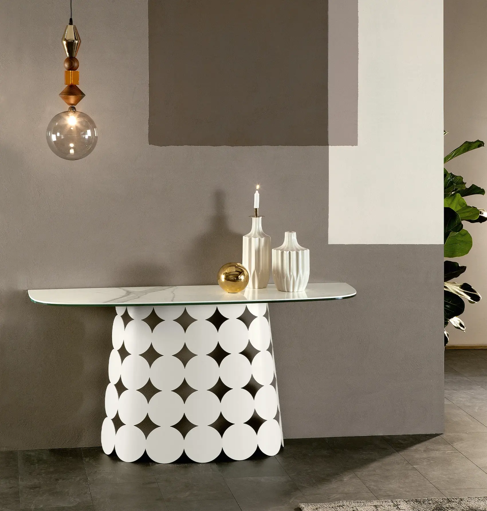 Pois White Console