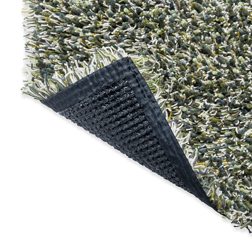 Shaggy Felted Wool Green Rug | Size: 200 x 300 cm