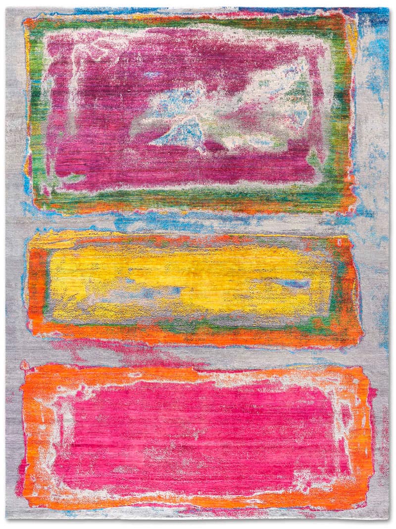 Love Joy Luxury Silk / Wool Rug | Size: 122 x 183 cm