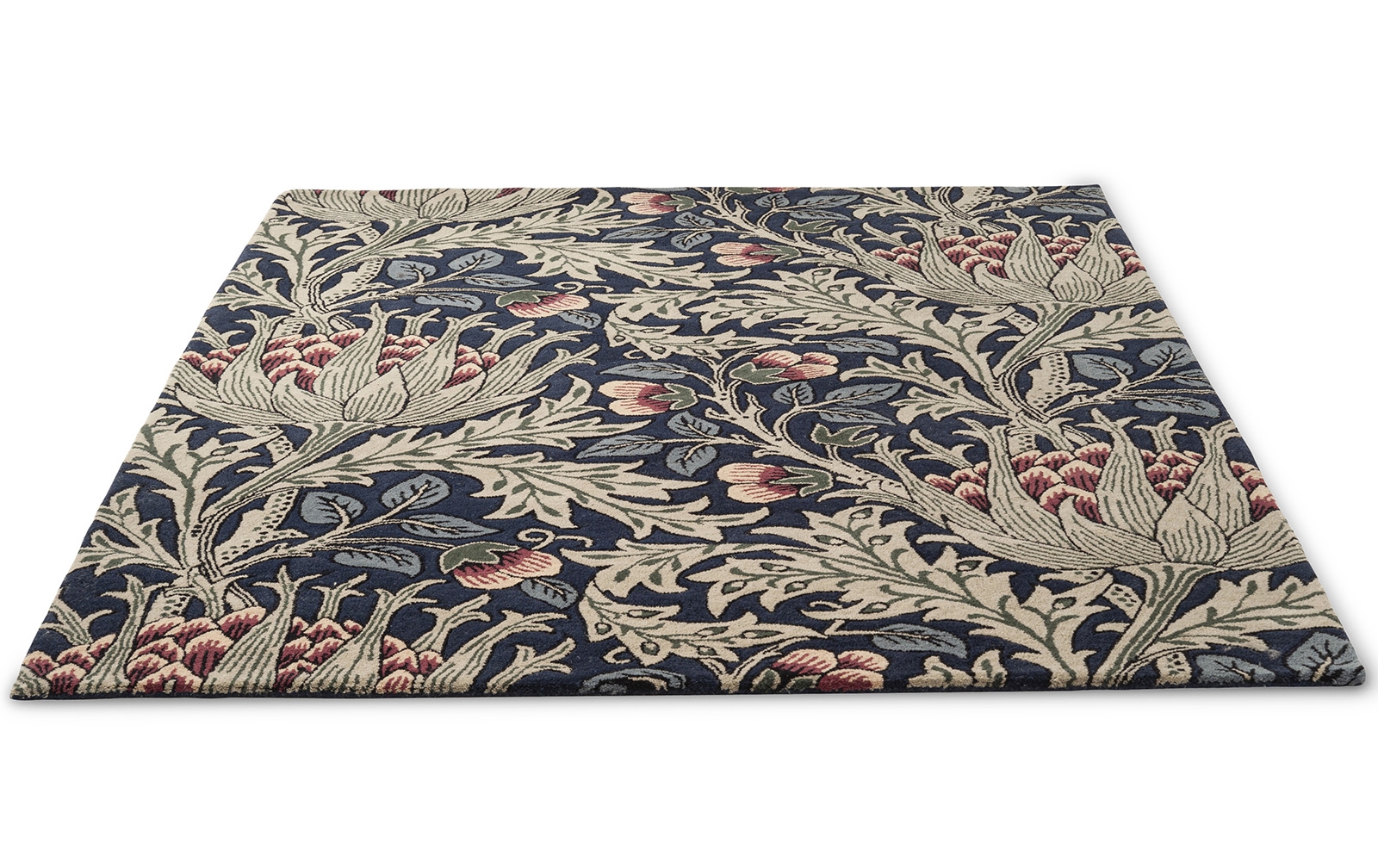 Artichoke Handwoven Blue Rug