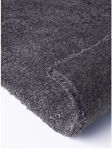 Plain Machine Washable Grey Rug | Size: 200 x 290 cm