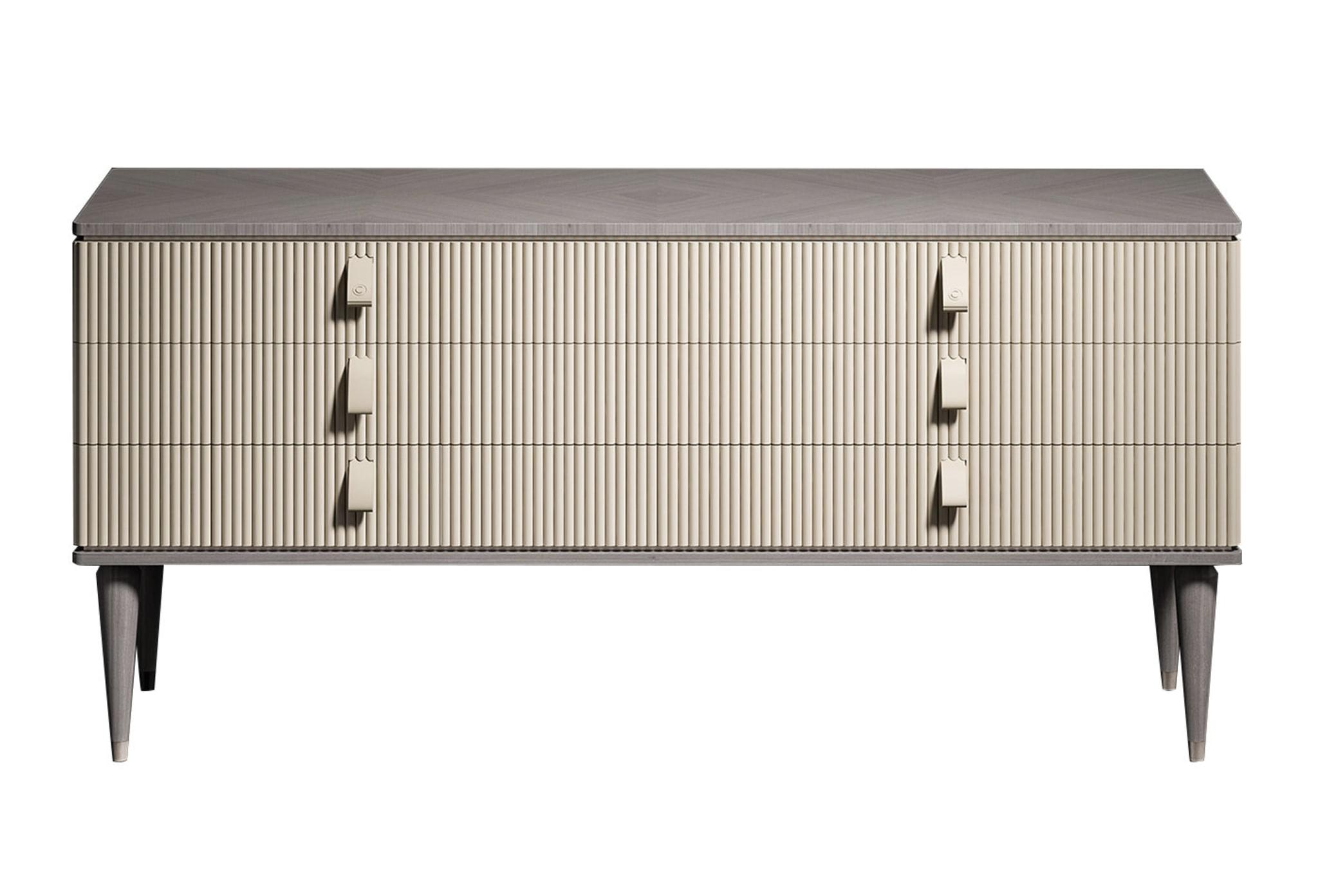 Cocoon Beige and Grey Luxury Dresser