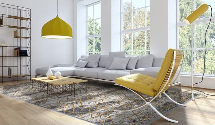 Gabriel Abstract Machine Made Rug | Size: 160 x 235 cm