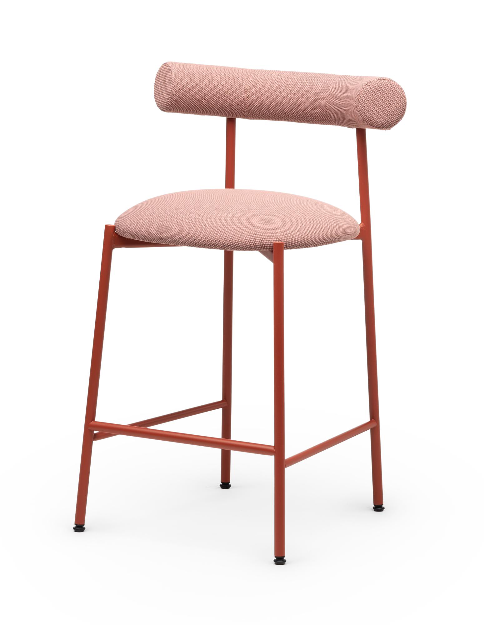 Pink Pampa Bar Stool