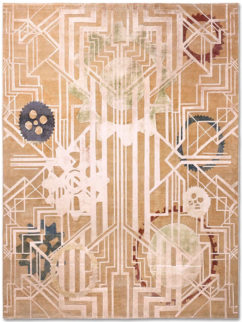 Quiet Color Luxury Silk / Wool Rug