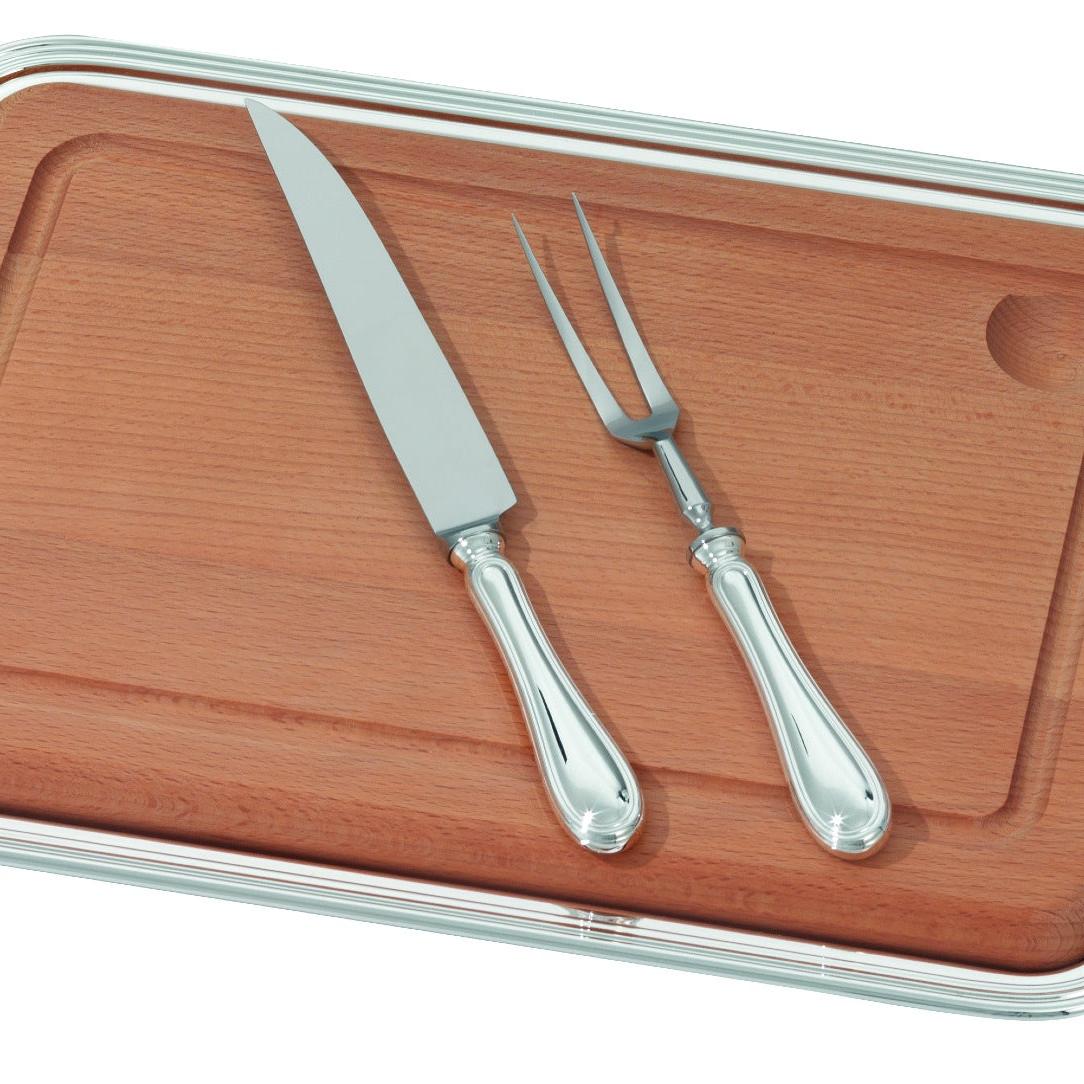 Silver-Plated Carving Tray