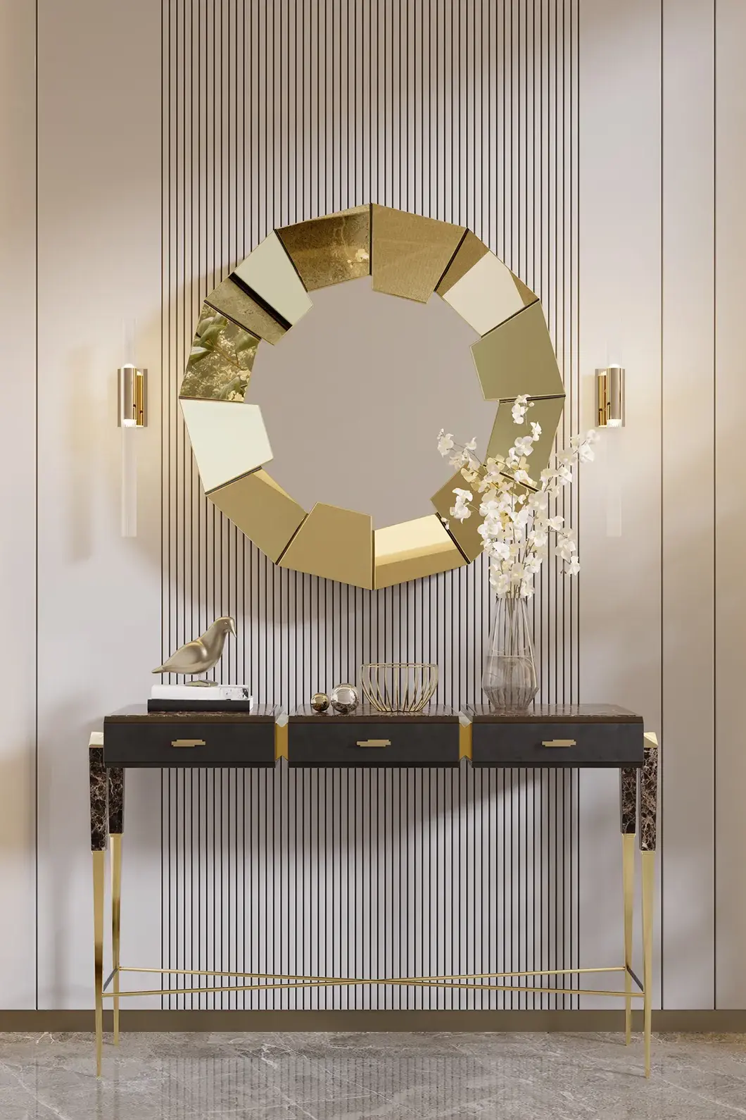 Glow Gold Mirror - 1