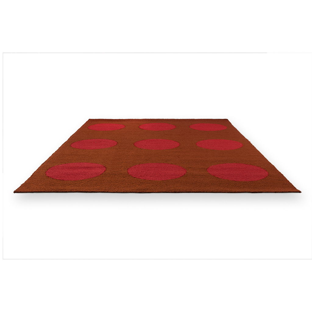 Festival Dots Red Fresco Rug