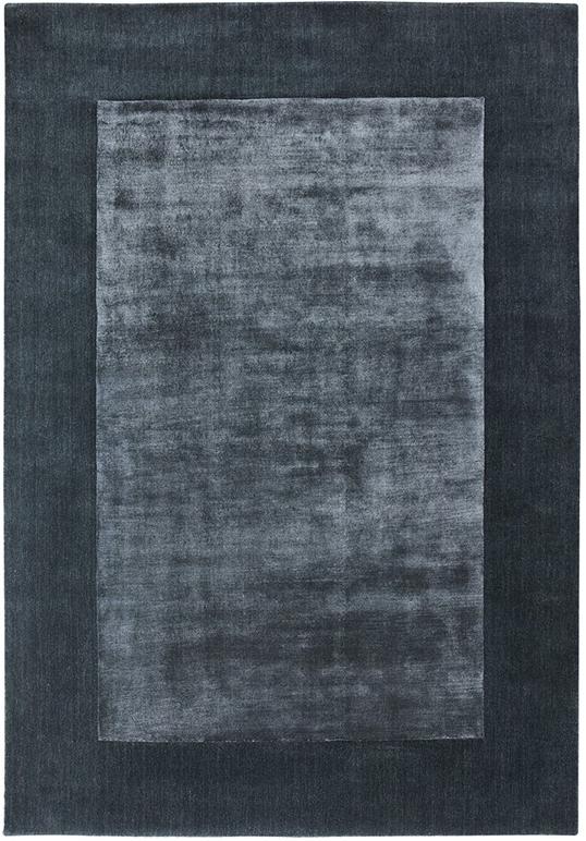 Border Powder Blue Hand-Loomed Rug
