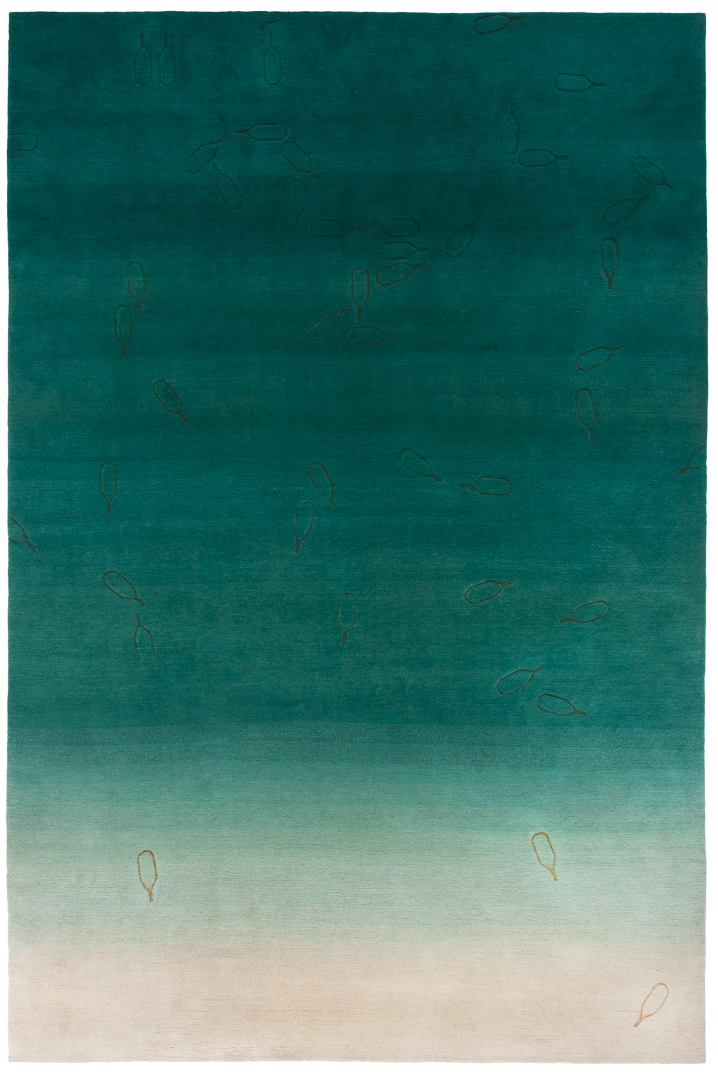 Color Flow Wool Rug
