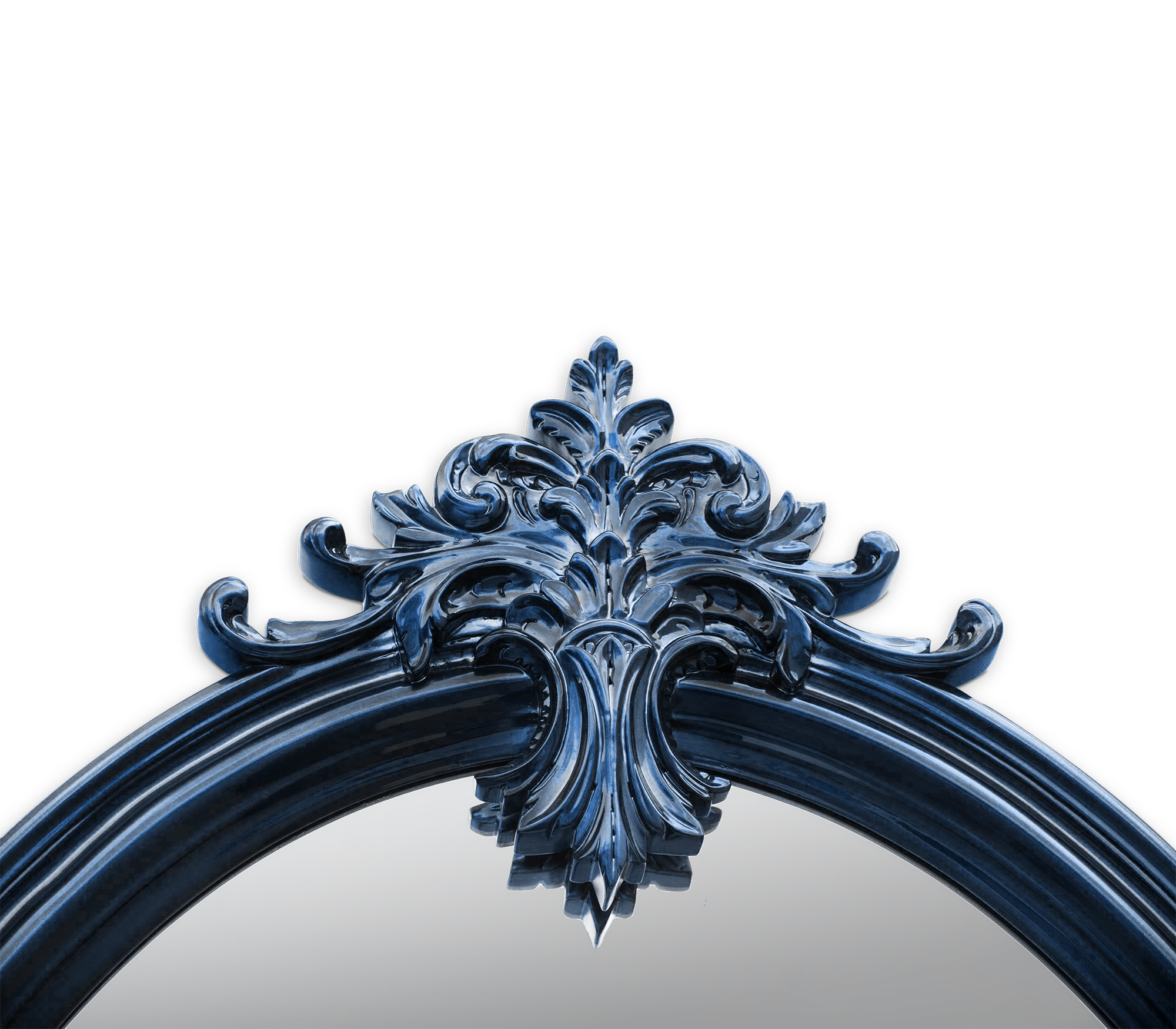 Antoinette Sapphire Reflective Mirror