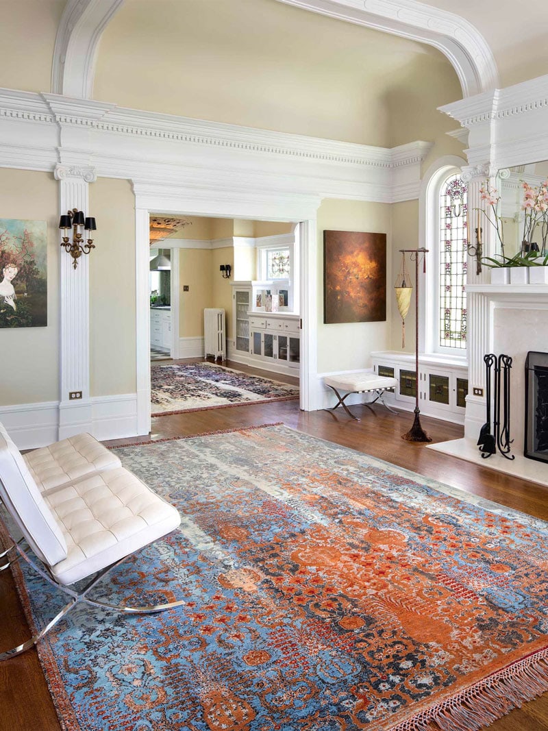 Woods Handmade Luxury Rug | Size: 122 × 183 cm