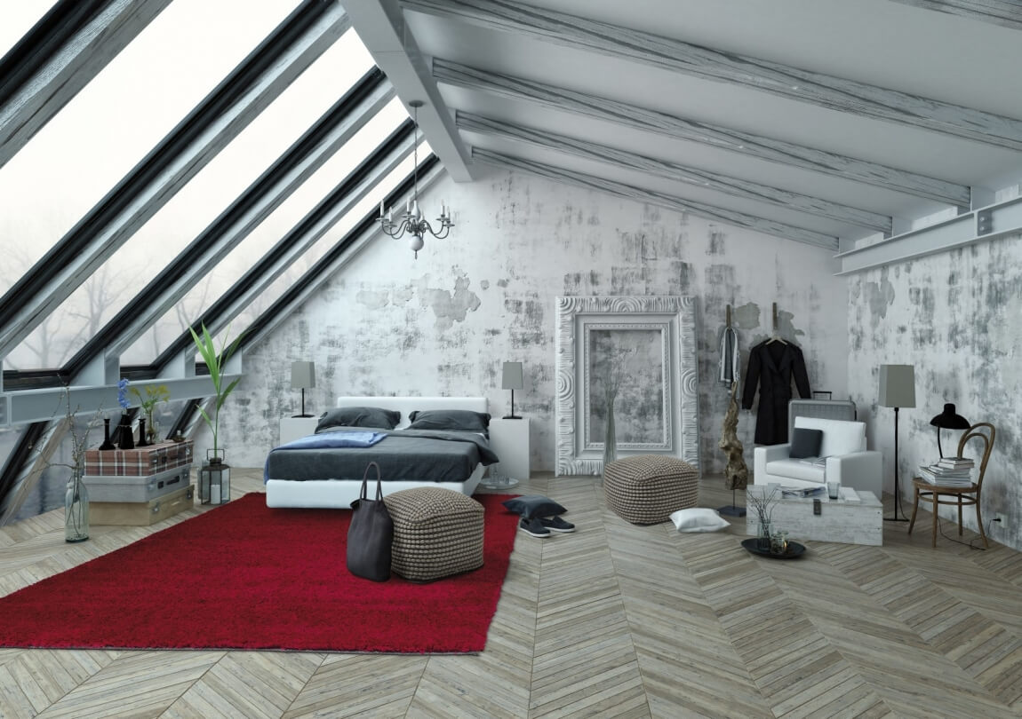 Shelly 03 Red Rug by Sitap