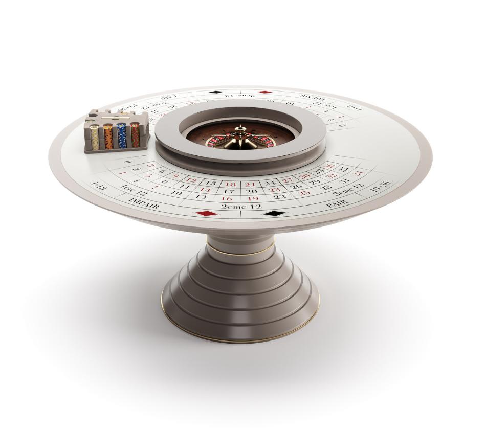 Convivium Imperial Round Roulette Table