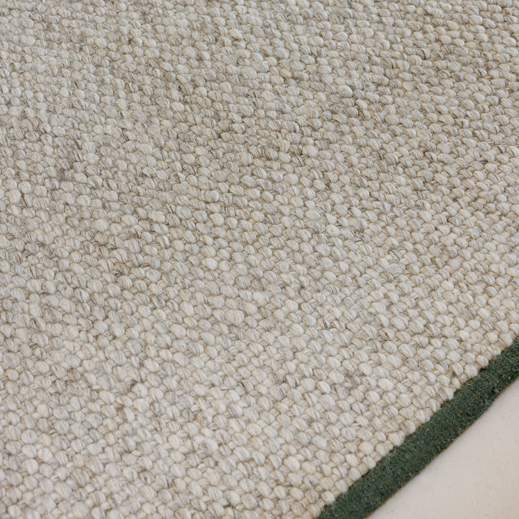 Artisan Texture Plain Ash Grey Rug | Size: 140 x 200 cm