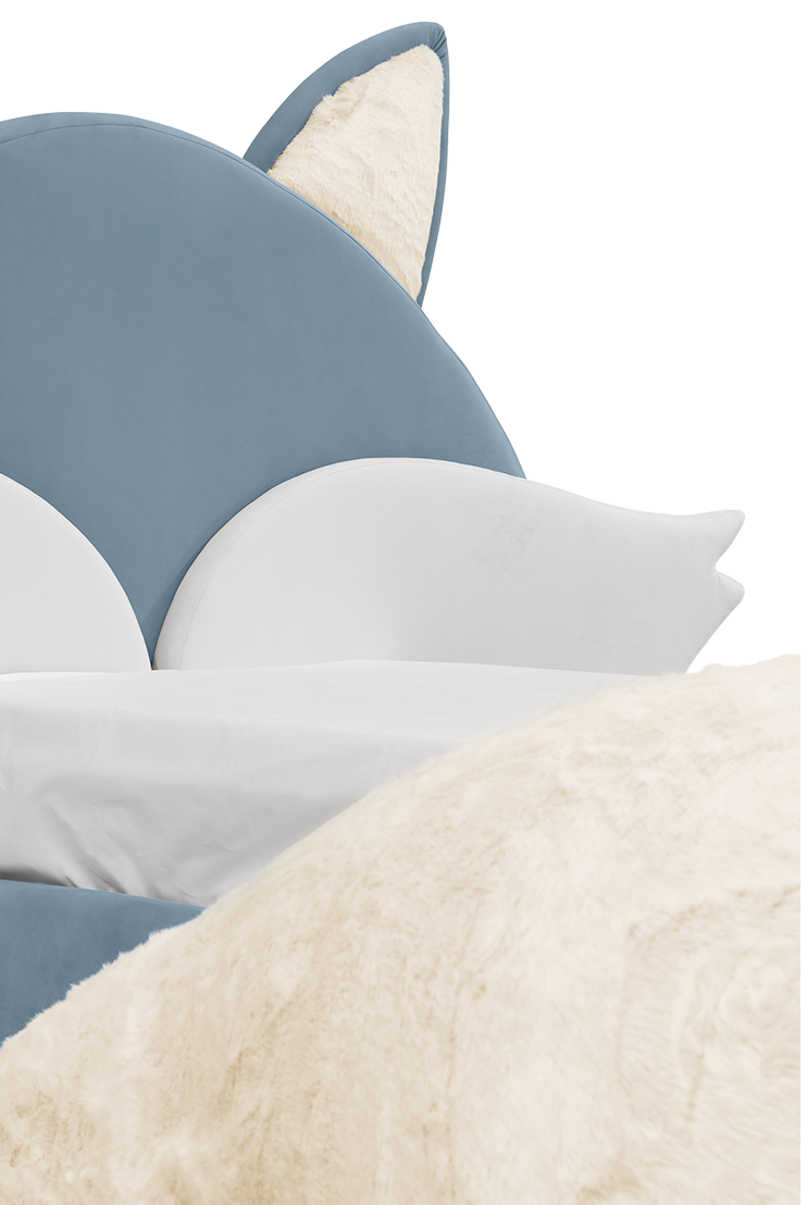 Fox Blue Kids Bed