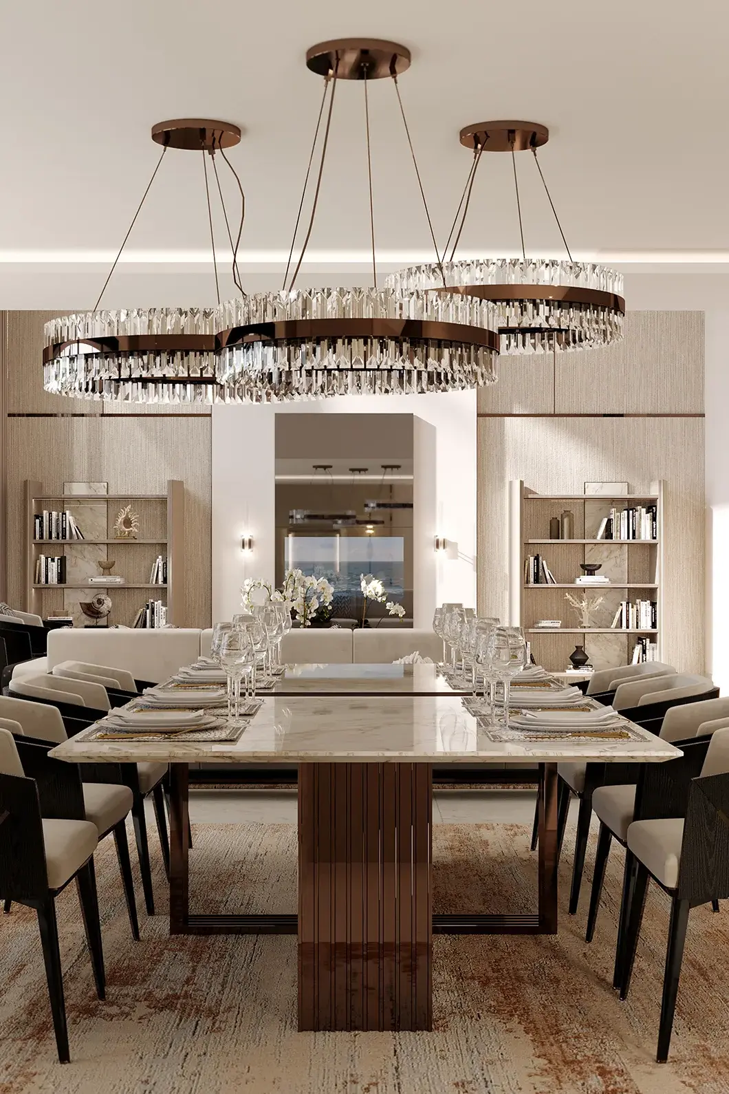 Cyclone Black XL Dining Table