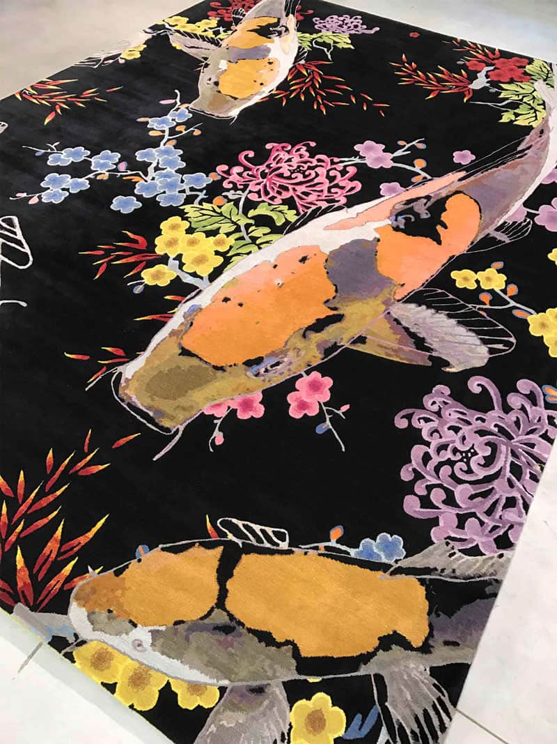 Fish Luxury Hand-Woven Rug