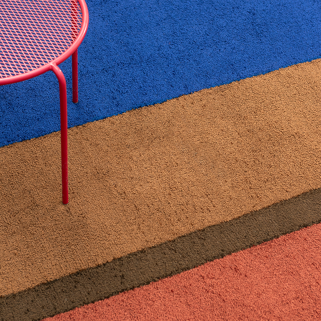 Festival Stripe Blue Fresco Rug