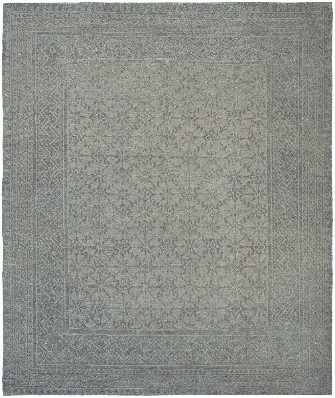 Blueberry Grey Luxury Hand-woven Rug | Size: 300 x 400 cm