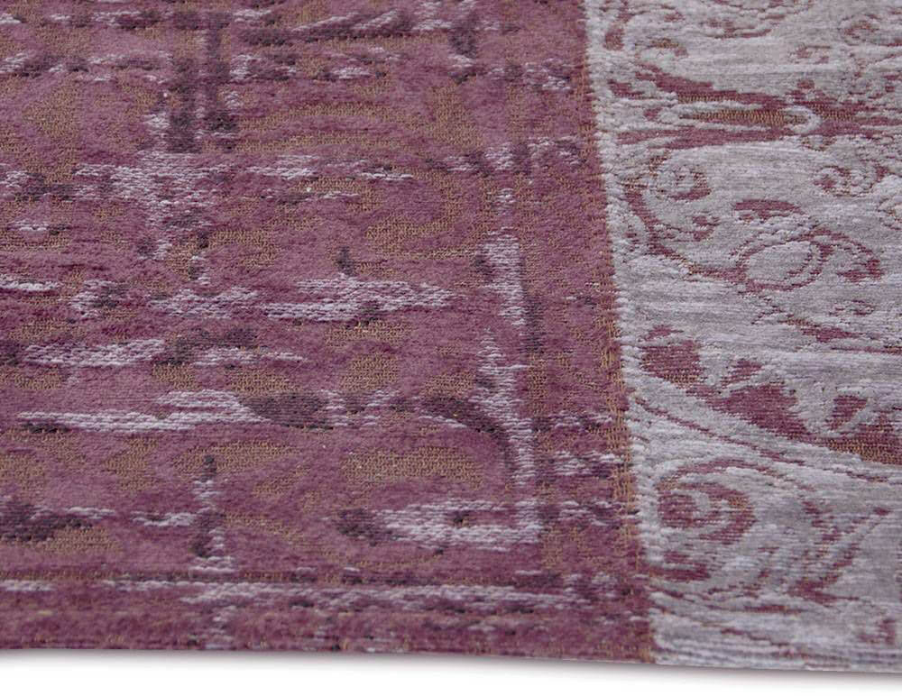 Patchwork Rug Multi Pale Purple