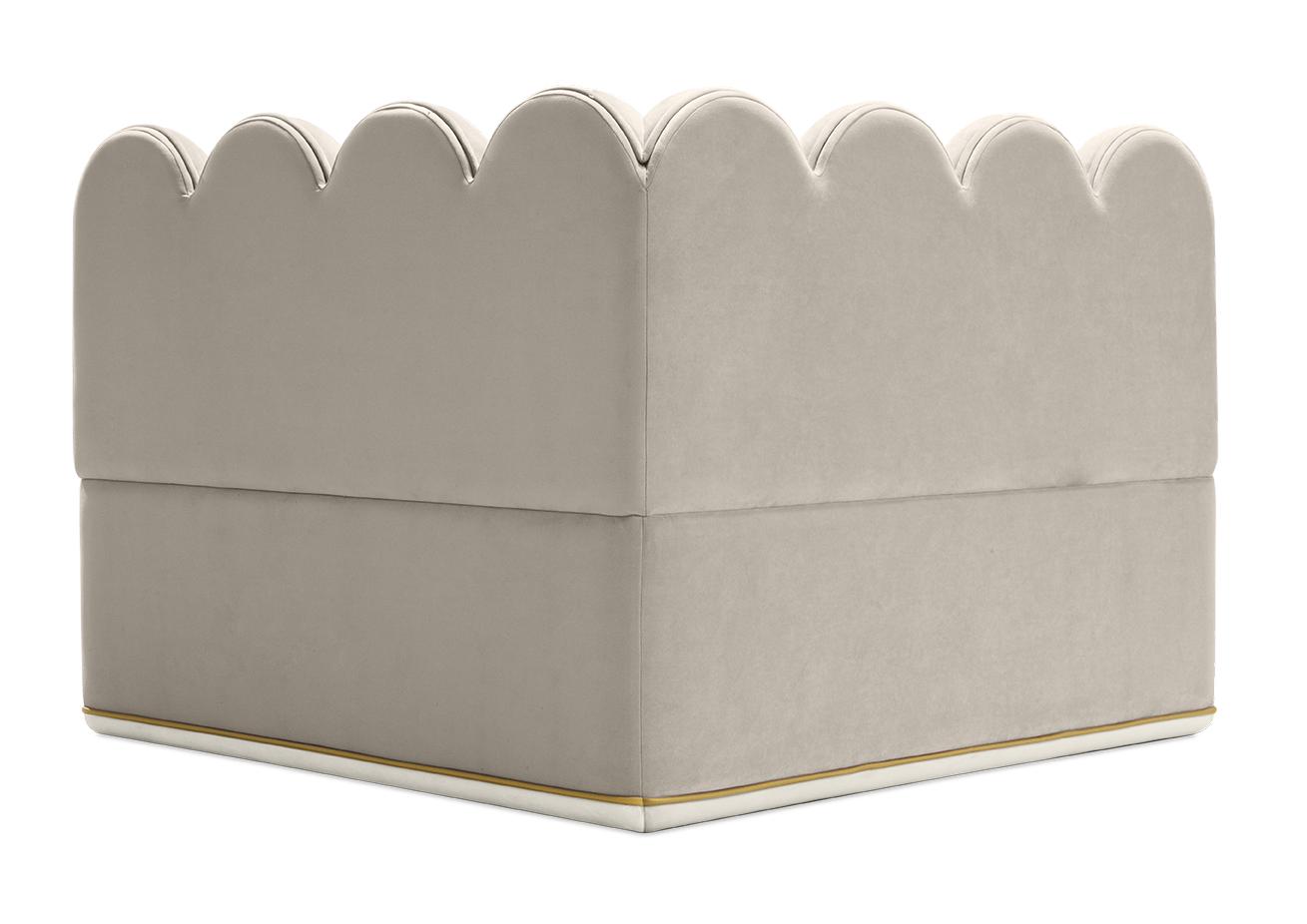 Fluffy Cloud Grey Sofa