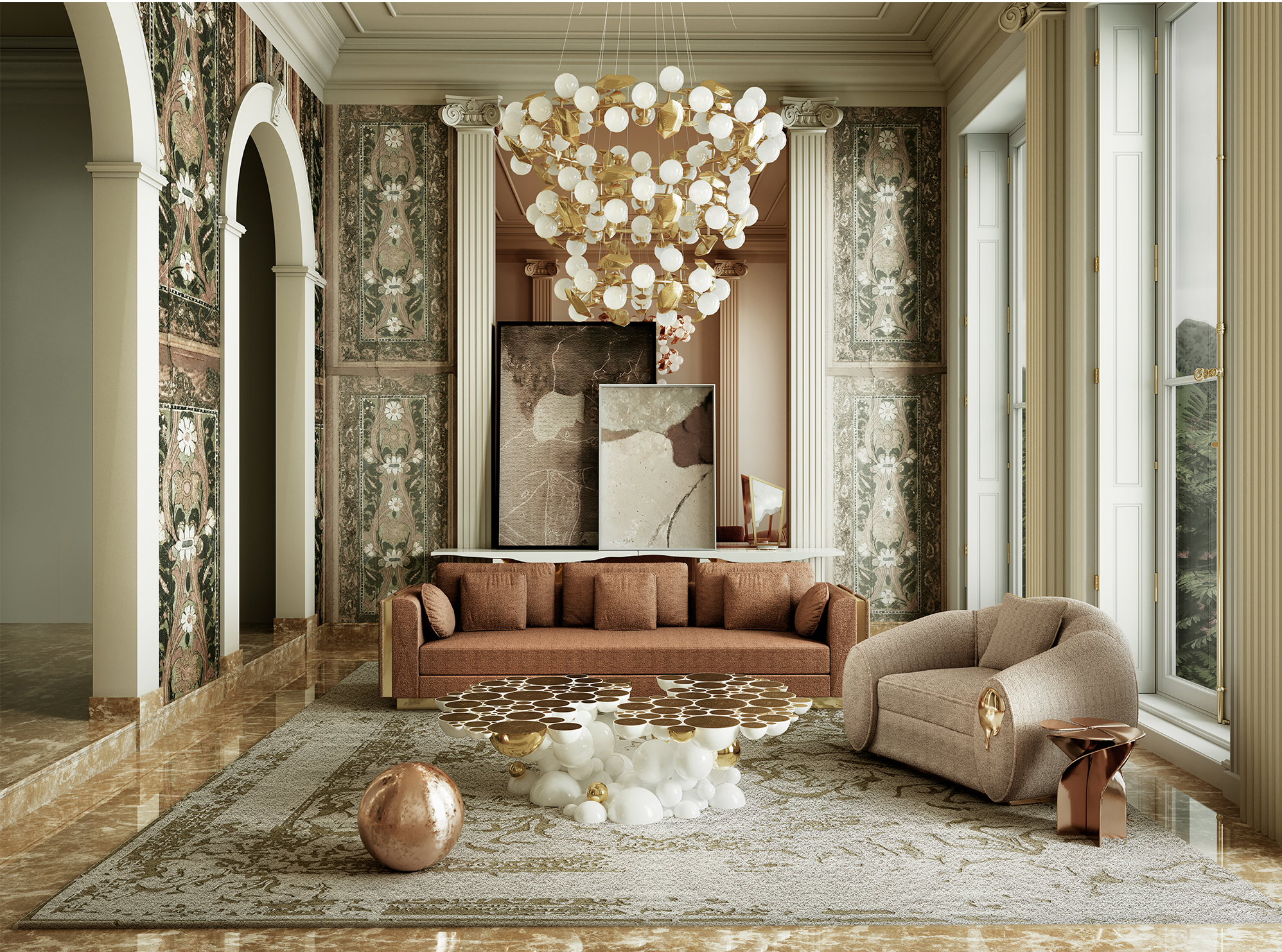 Olympus Round III Suspension Lamp
