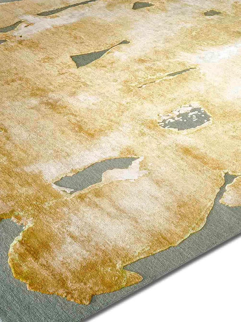 Mono Gold Luxury Hand-Woven Rug