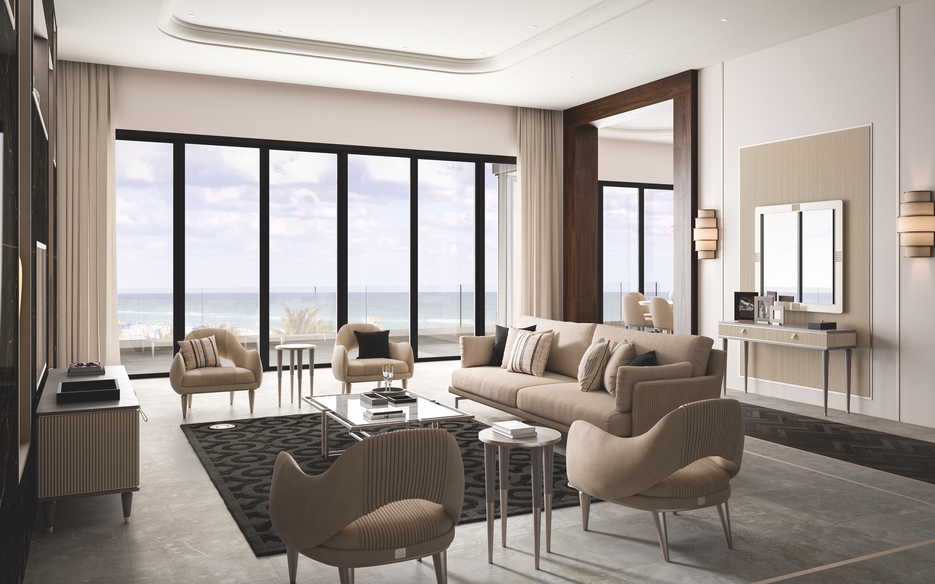 Luxe Cream Armchair
