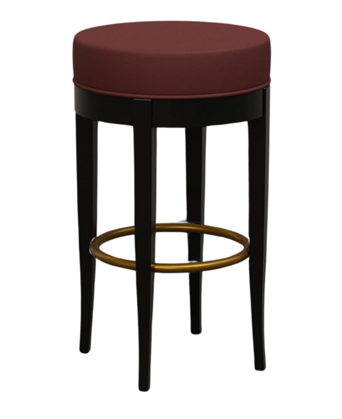 Burgundy Artisan Bar Stool