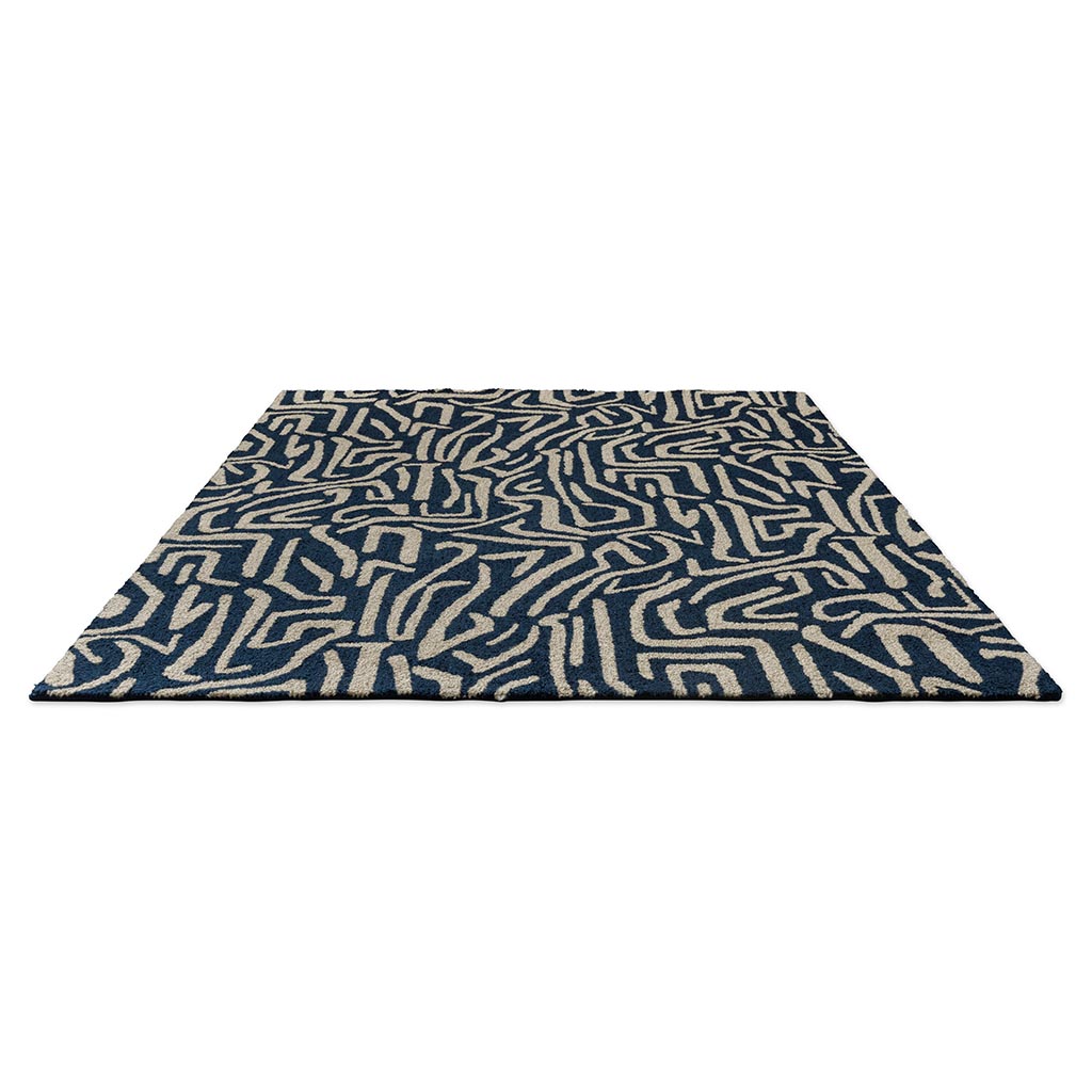 Harmony Blue Outdoor Rug | Size: 250 x 350 cm