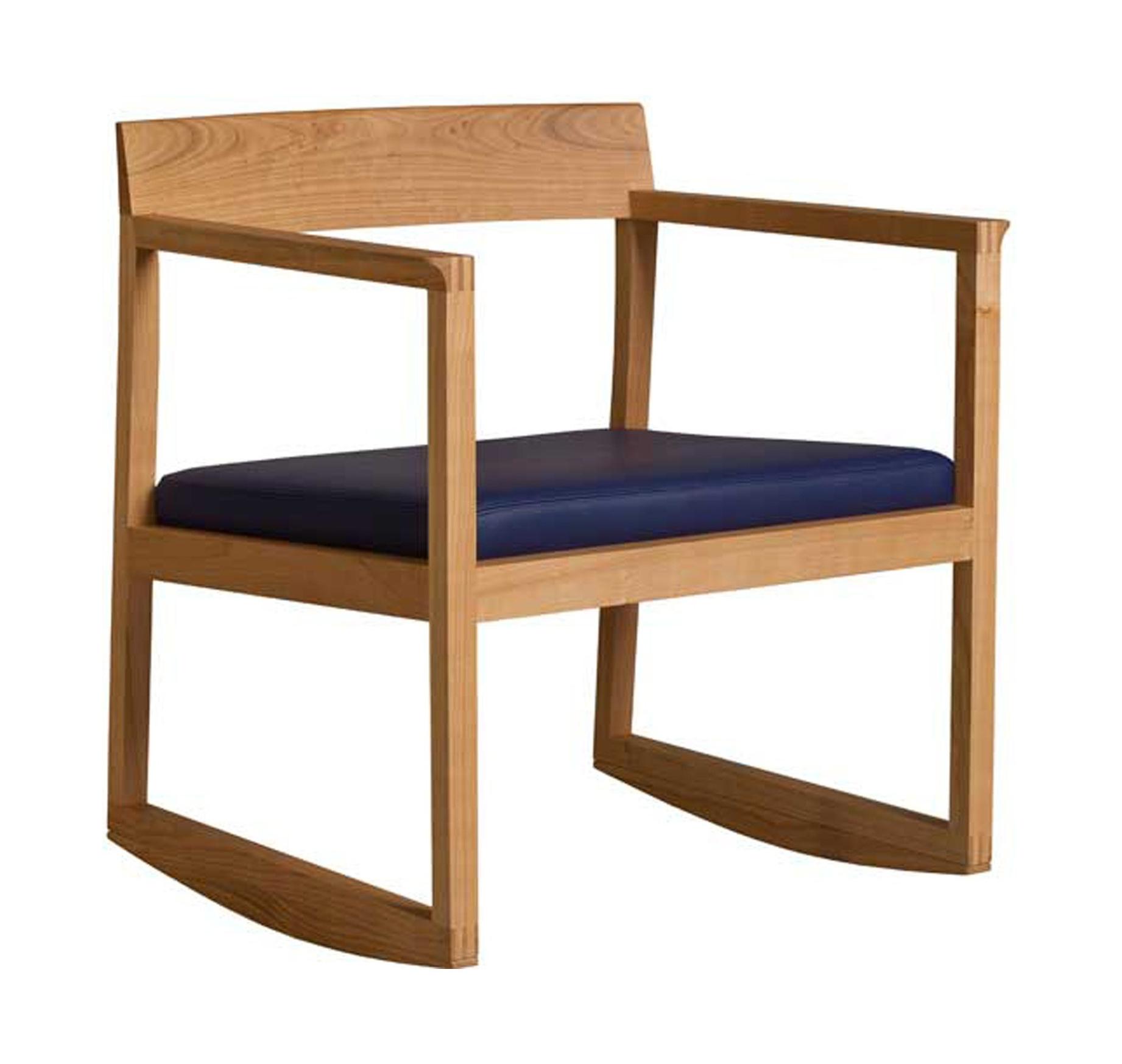 Burton Navy Blue Artisan Rocking Chair