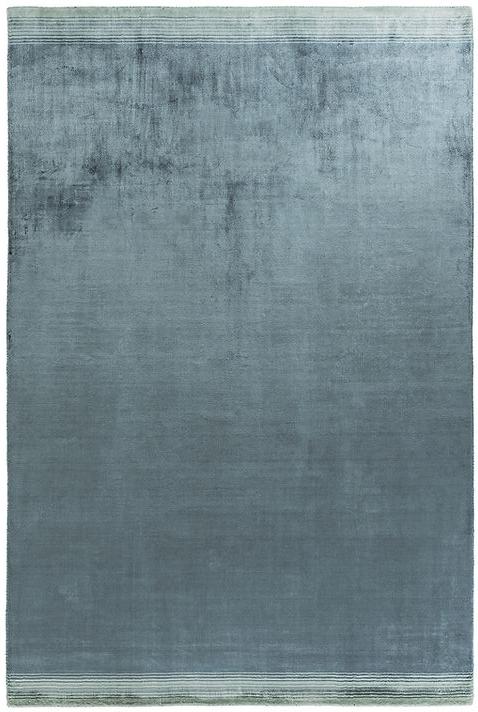 Viscose Blue Luxury Rug ☞ Size: 200 x 300 cm