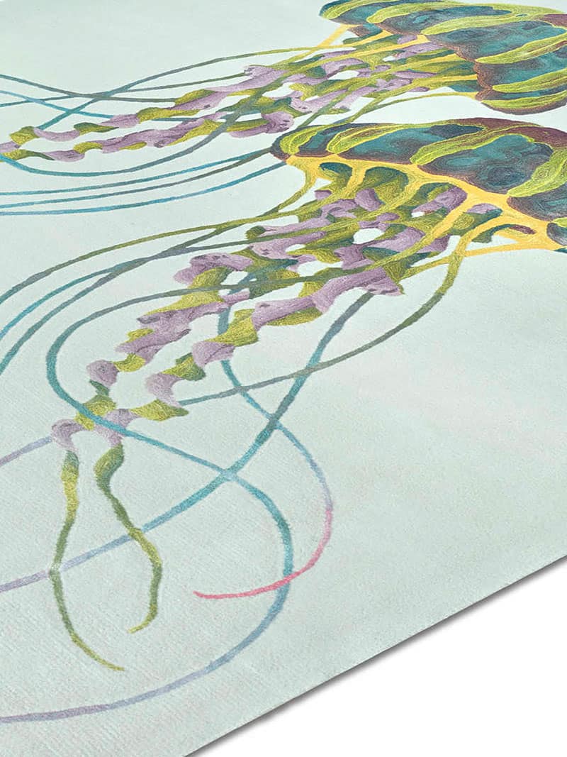 Jellyfish Handmade Luxury Rug