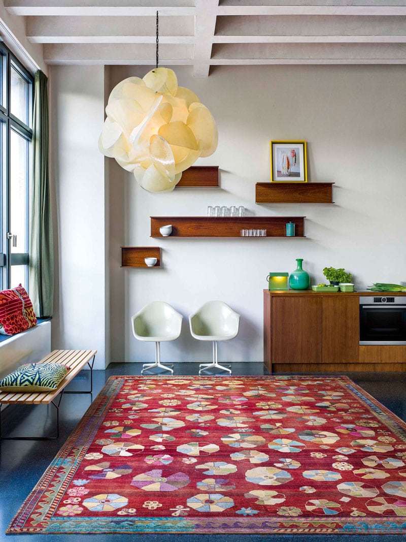 Original Natural Red Hand-Knotted Wool Rug | Size: 305 x 427 cm