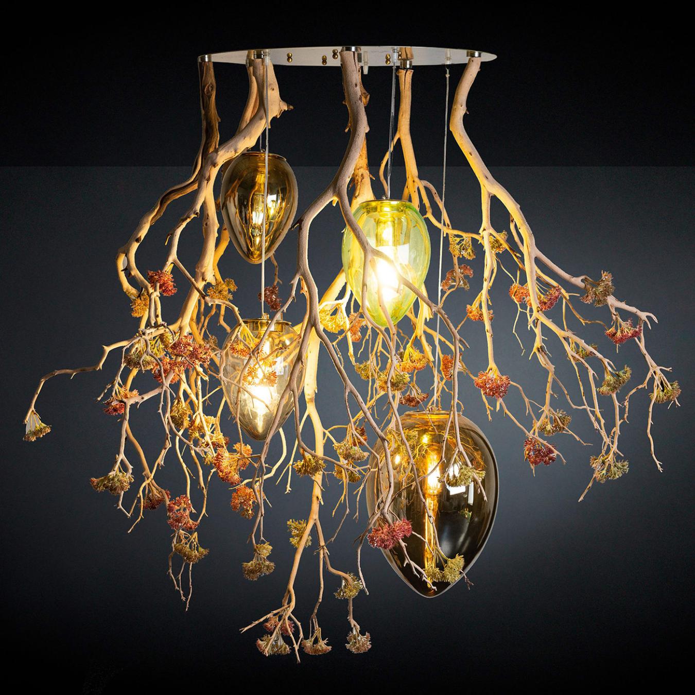 Manzanita Crystal Statement Chandelier