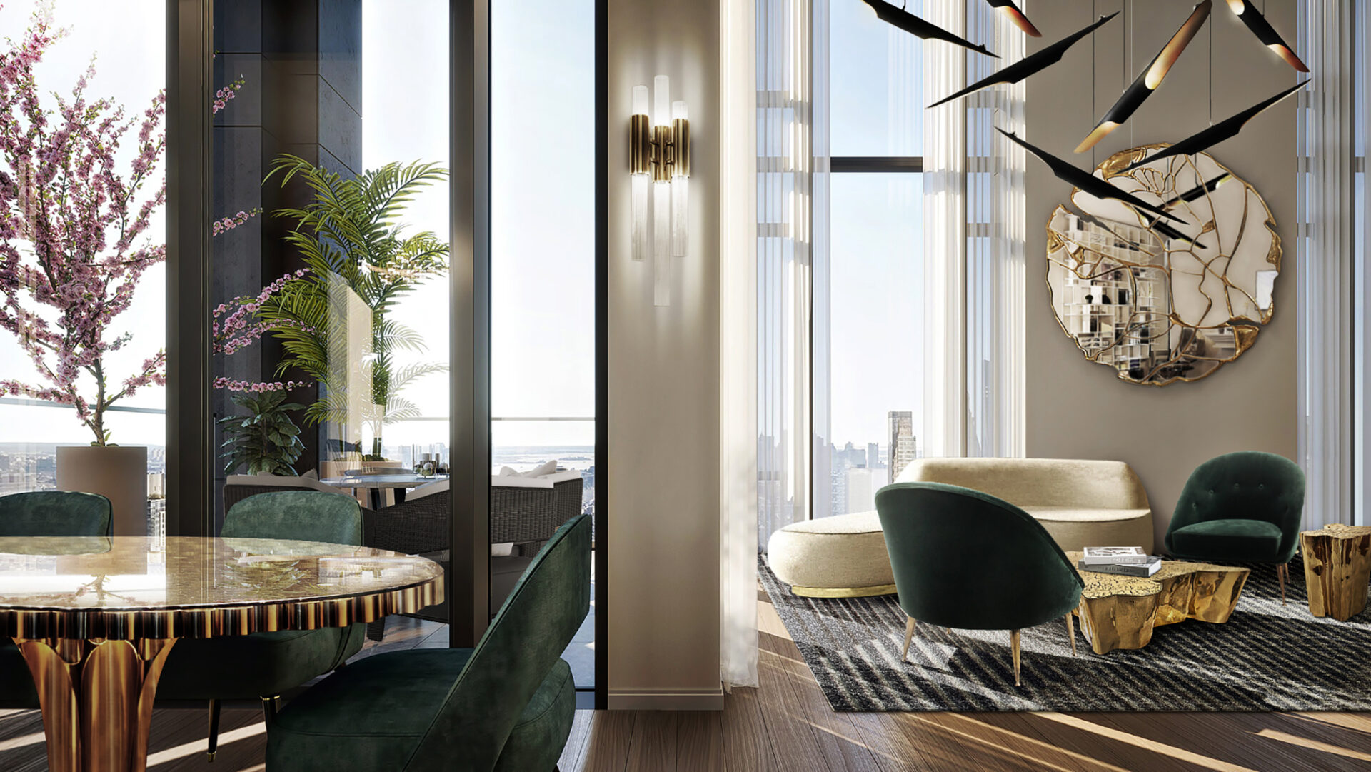 Noir Suspension Lamp - 20