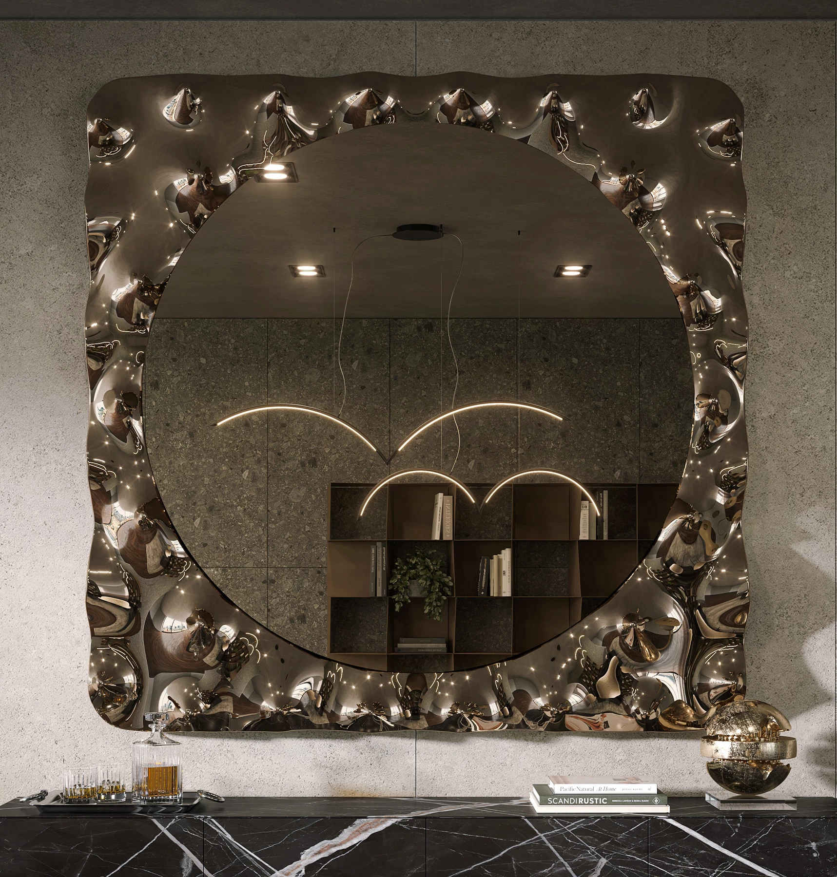 Afrodite maxi Accent Mirror