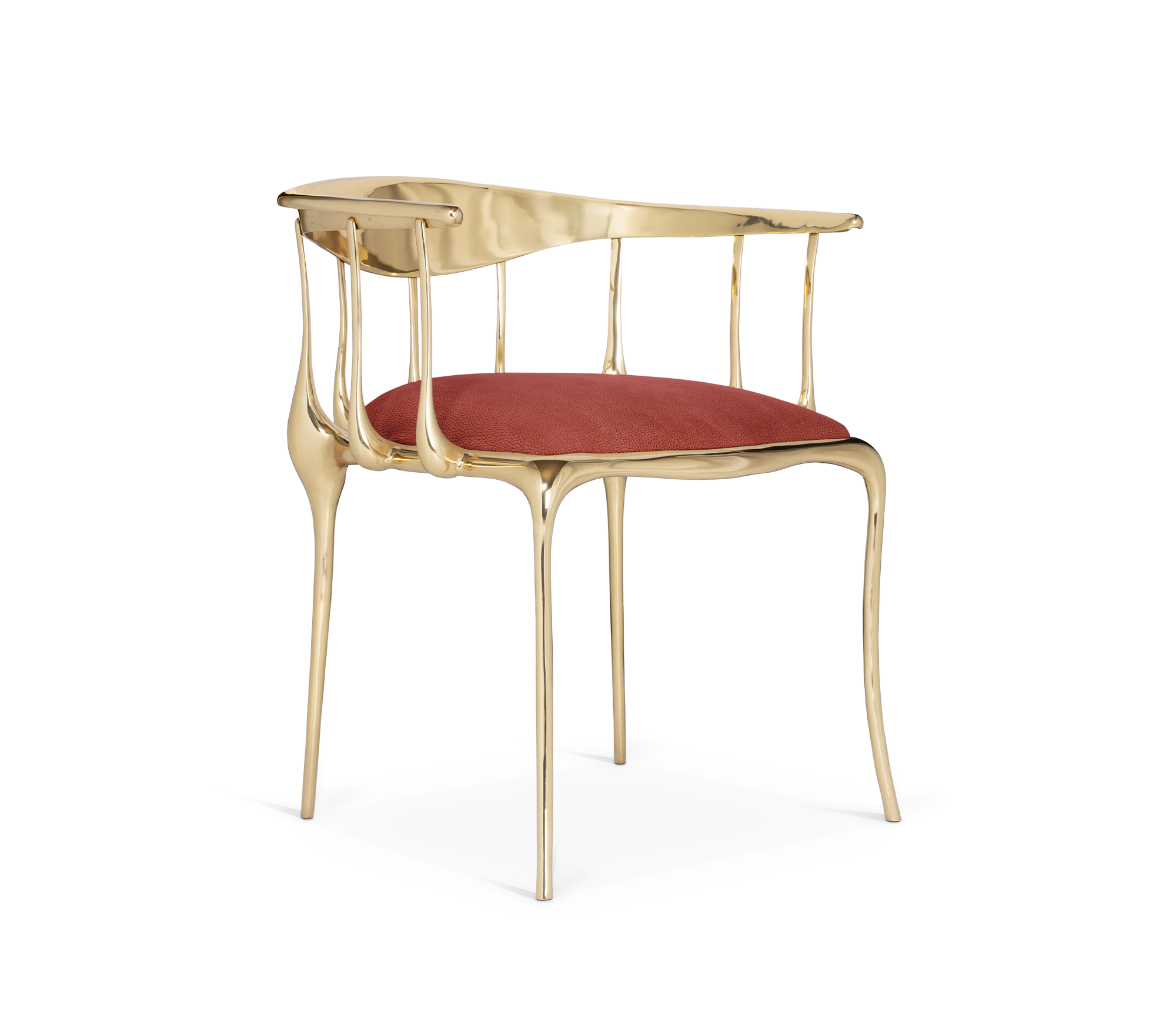 Burgundy Designer Luxe Chair