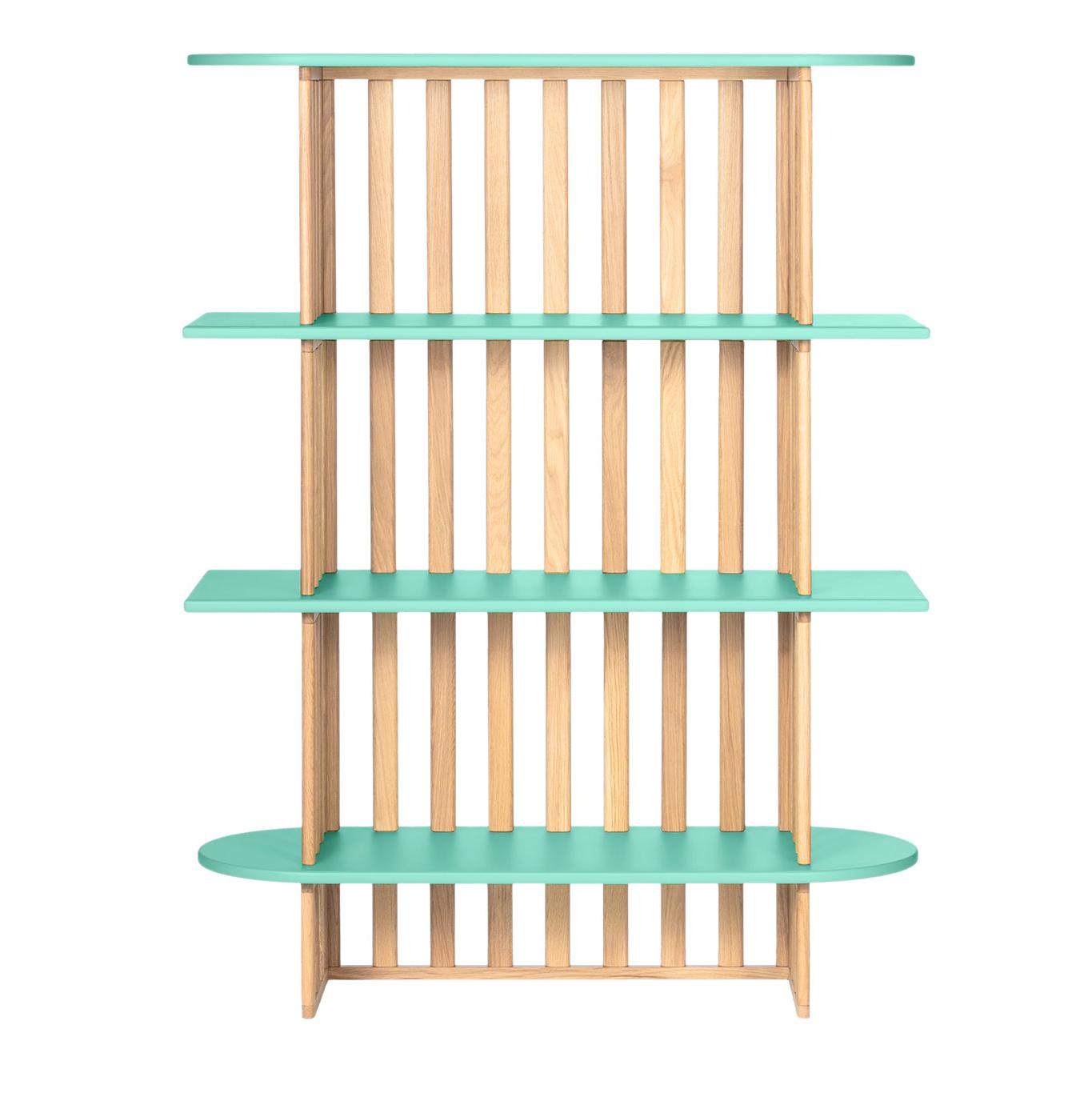 Green Four-Level Storage Unit