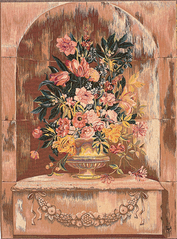 Bouquet Niche Woven Tapestry