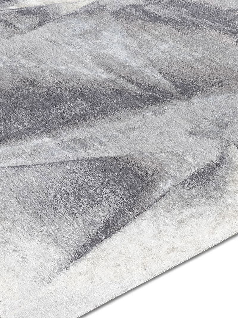 Silver Handwoven Luxury Rug