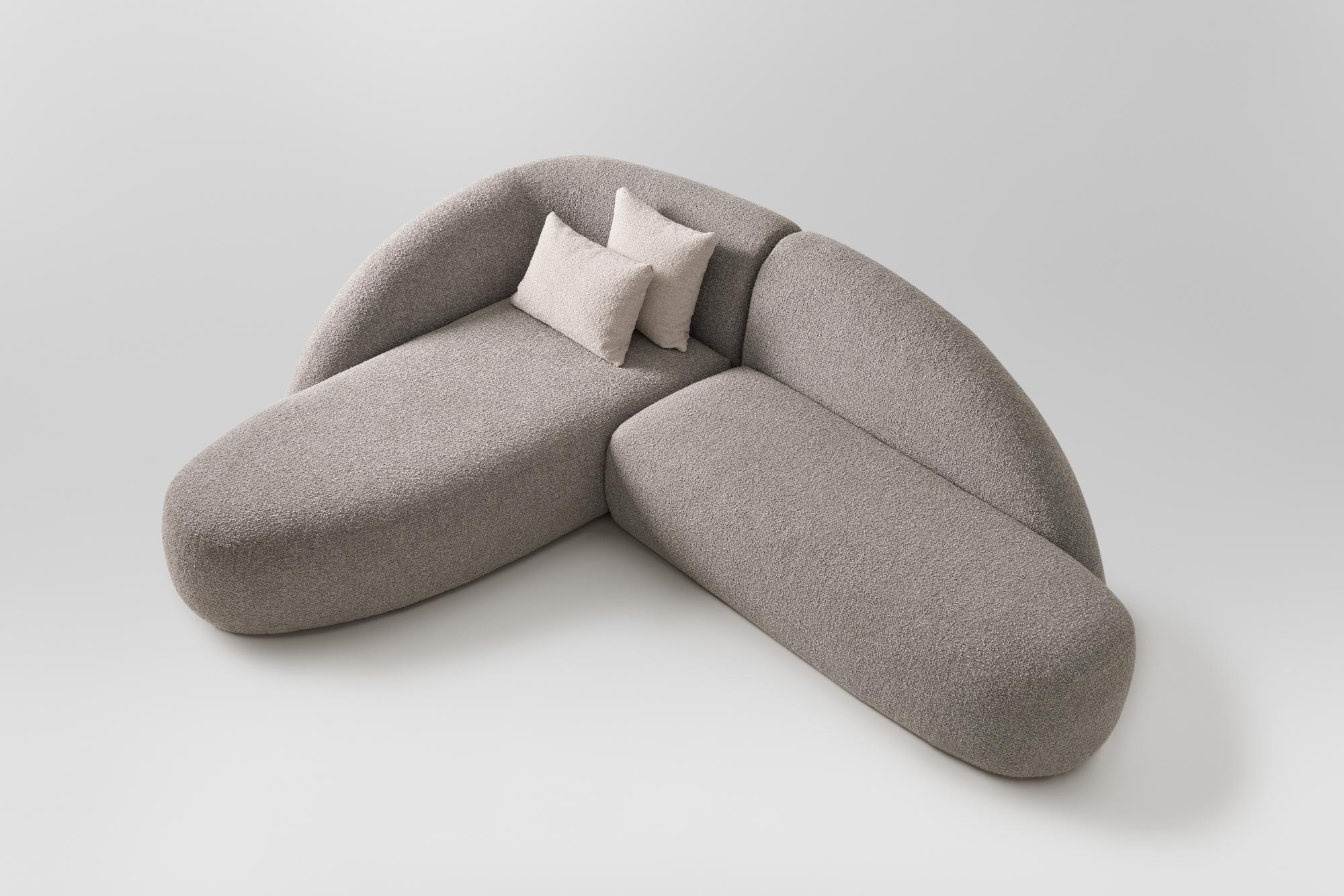 Beluga Grey Modular Sofa