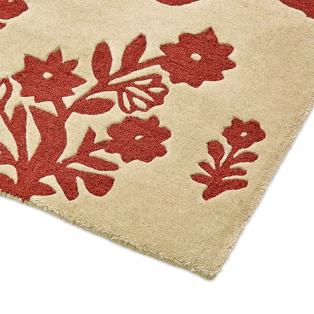 Woodland Glade Linen / Russet Rug | Size: 170 x 240 cm