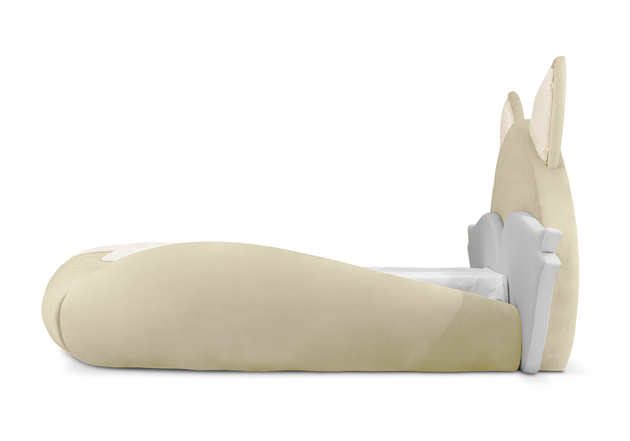 Fox Cream Kids Bed | Mattress Size: 90 x 190 cm