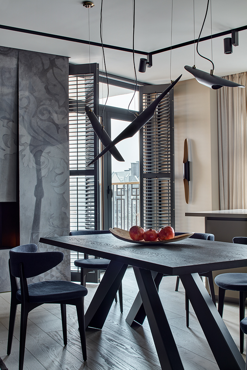 Noir Suspension Lamp - 25