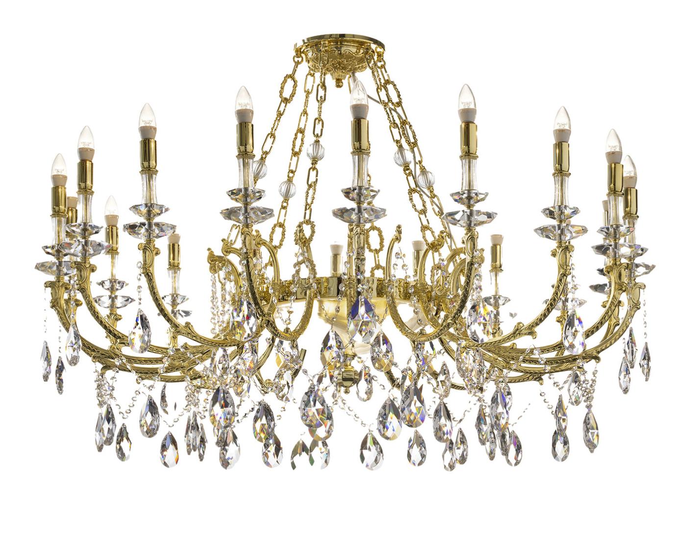 Classic Gold Crystal Chandelier