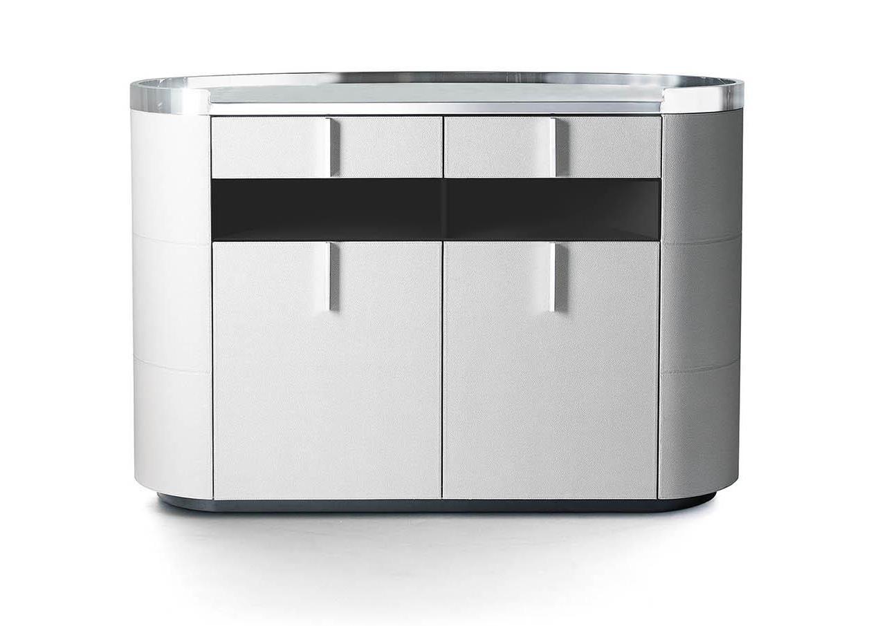 Bar Unit with Integrated Fridge