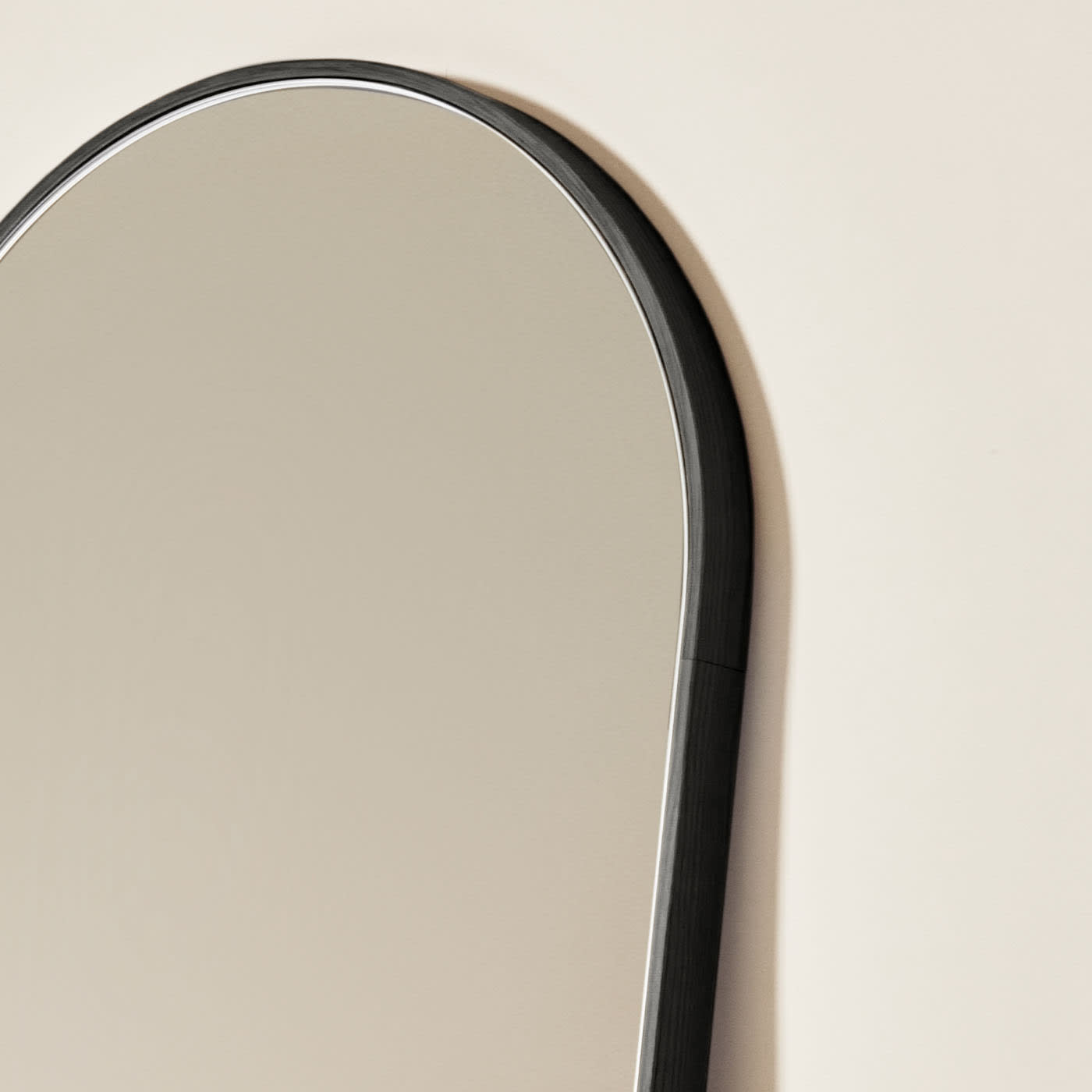 Tutto Sesto Black Italian Crafted Floor Mirror